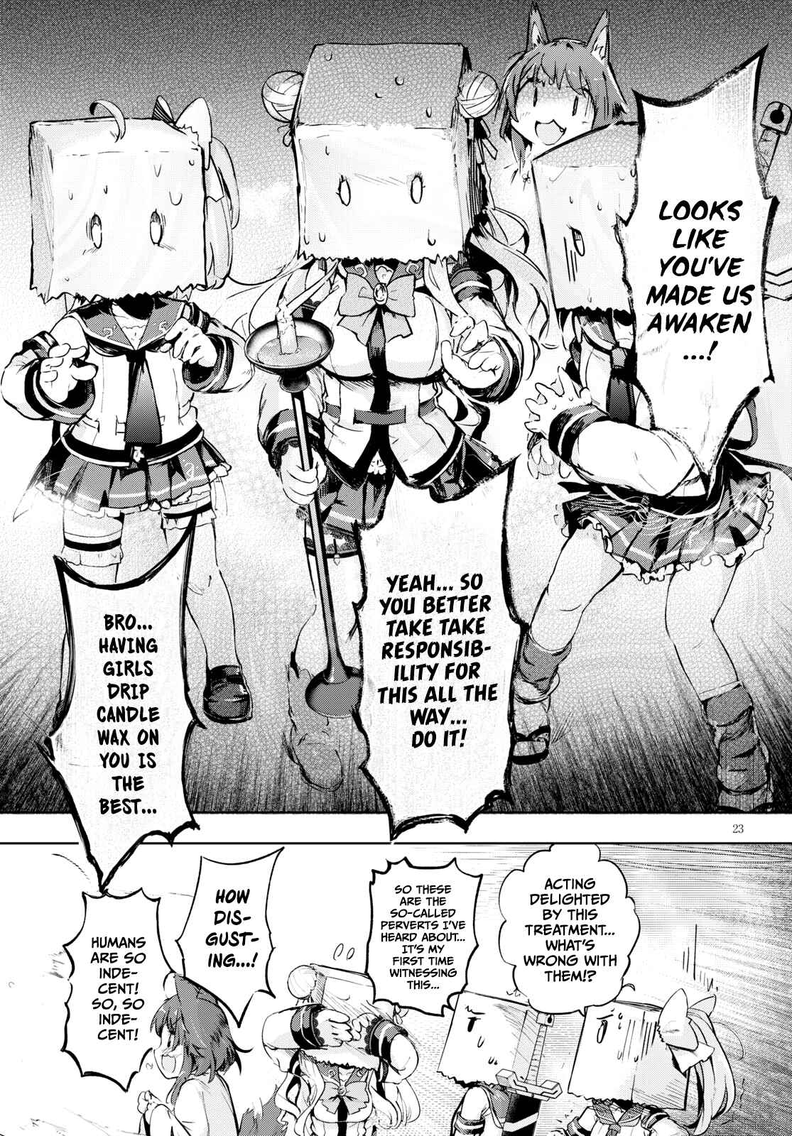 Page 23 Chapter 28 Kenshi wo Mezashite Nyuugaku shita no ni Mahou Tekisei 9999 nan desu kedo!?