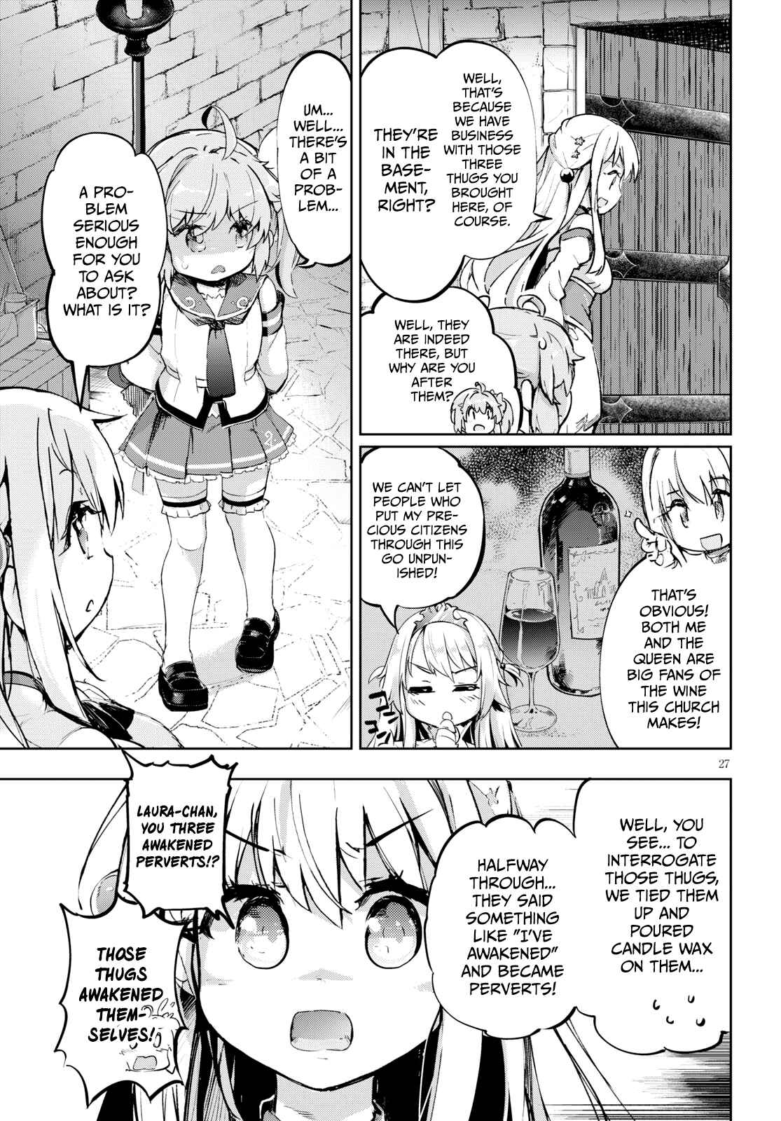 Page 27 Chapter 28 Kenshi wo Mezashite Nyuugaku shita no ni Mahou Tekisei 9999 nan desu kedo!?