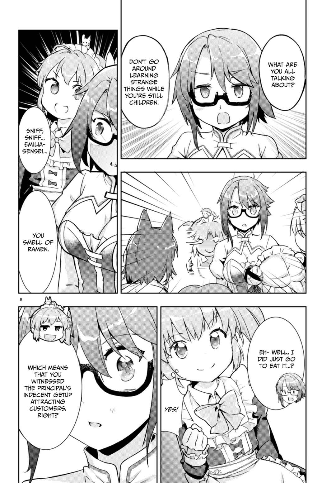 Page 8 Chapter 58 Kenshi wo Mezashite Nyuugaku shita no ni Mahou Tekisei 9999 nan desu kedo!?
