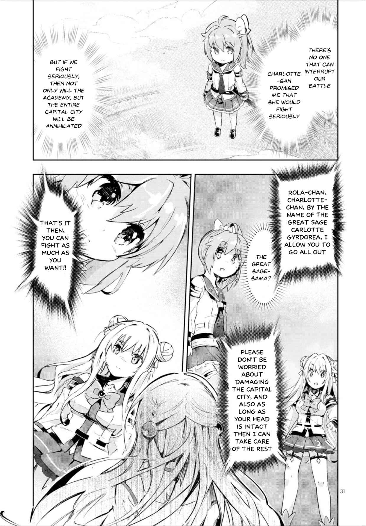 Page 31 Chapter 9 Kenshi wo Mezashite Nyuugaku shita no ni Mahou Tekisei 9999 nan desu kedo!?