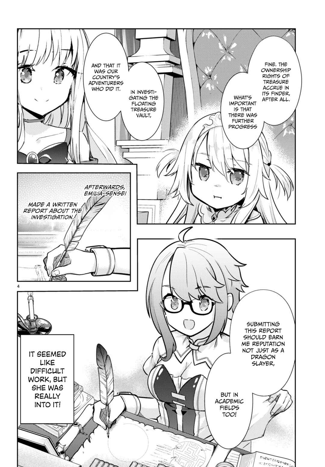 Page 4 Chapter 69 Kenshi wo Mezashite Nyuugaku shita no ni Mahou Tekisei 9999 nan desu kedo!?