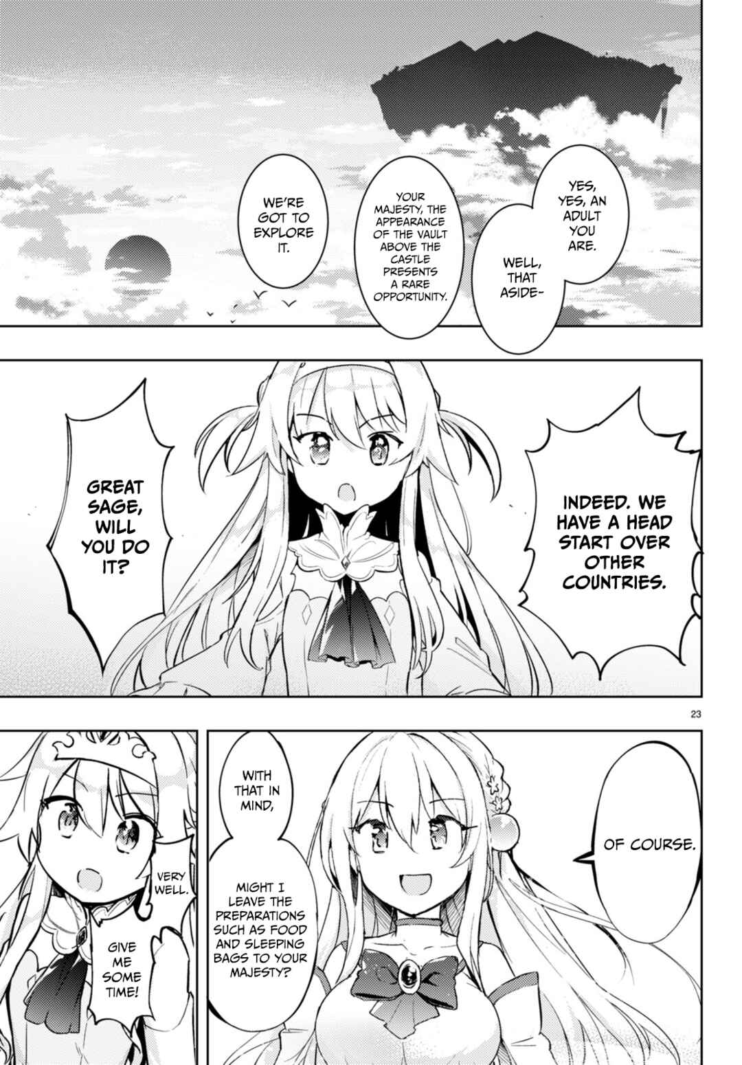 Page 23 Chapter 63 Kenshi wo Mezashite Nyuugaku shita no ni Mahou Tekisei 9999 nan desu kedo!?