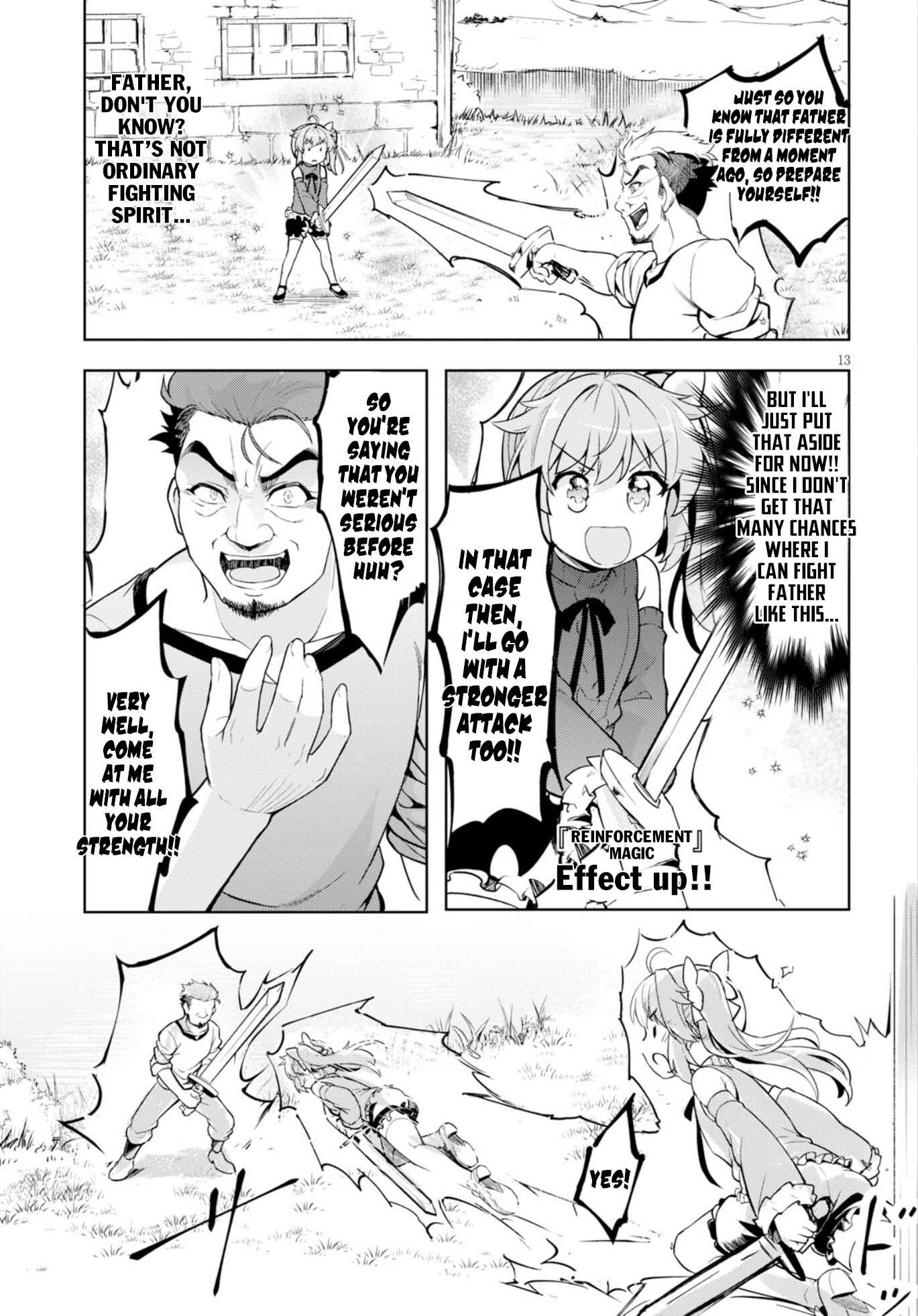 Page 14 Chapter 12 Kenshi wo Mezashite Nyuugaku shita no ni Mahou Tekisei 9999 nan desu kedo!?