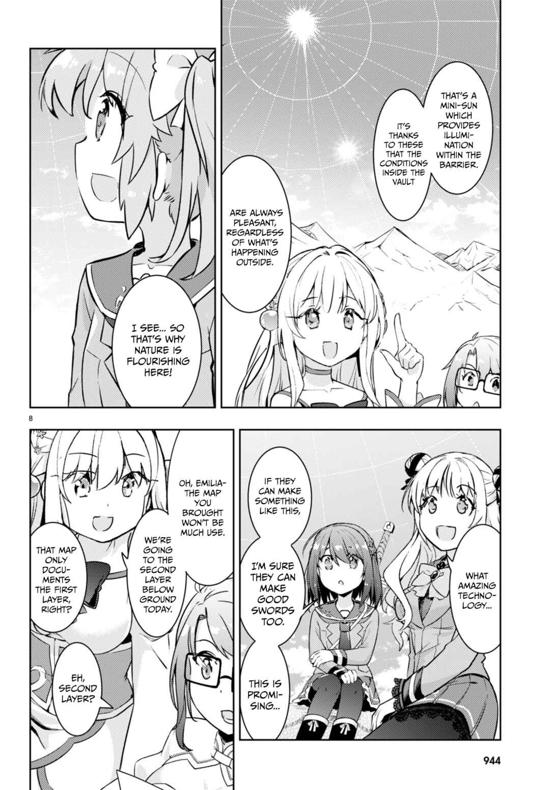 Page 8 Chapter 64 Kenshi wo Mezashite Nyuugaku shita no ni Mahou Tekisei 9999 nan desu kedo!?