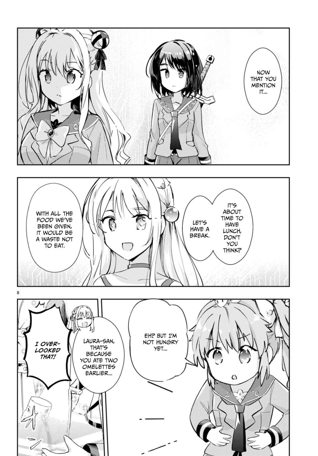 Page 8 Chapter 65 Kenshi wo Mezashite Nyuugaku shita no ni Mahou Tekisei 9999 nan desu kedo!?