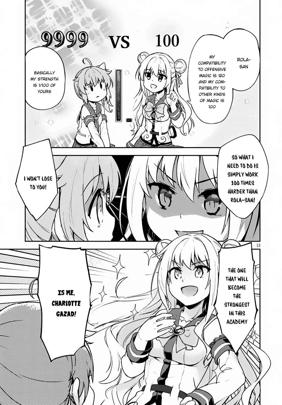 Page 14 Chapter 3 Kenshi wo Mezashite Nyuugaku shita no ni Mahou Tekisei 9999 nan desu kedo!?