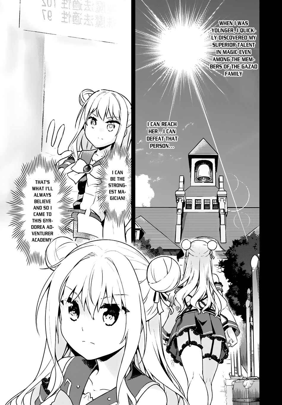 Page 4 Chapter 3 Kenshi wo Mezashite Nyuugaku shita no ni Mahou Tekisei 9999 nan desu kedo!?