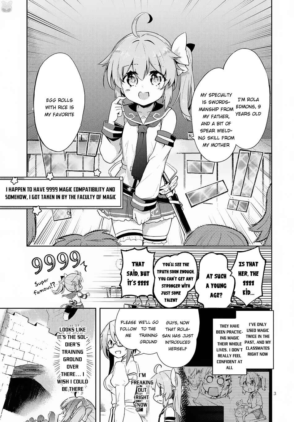 Page 4 Chapter 2 Kenshi wo Mezashite Nyuugaku shita no ni Mahou Tekisei 9999 nan desu kedo!?