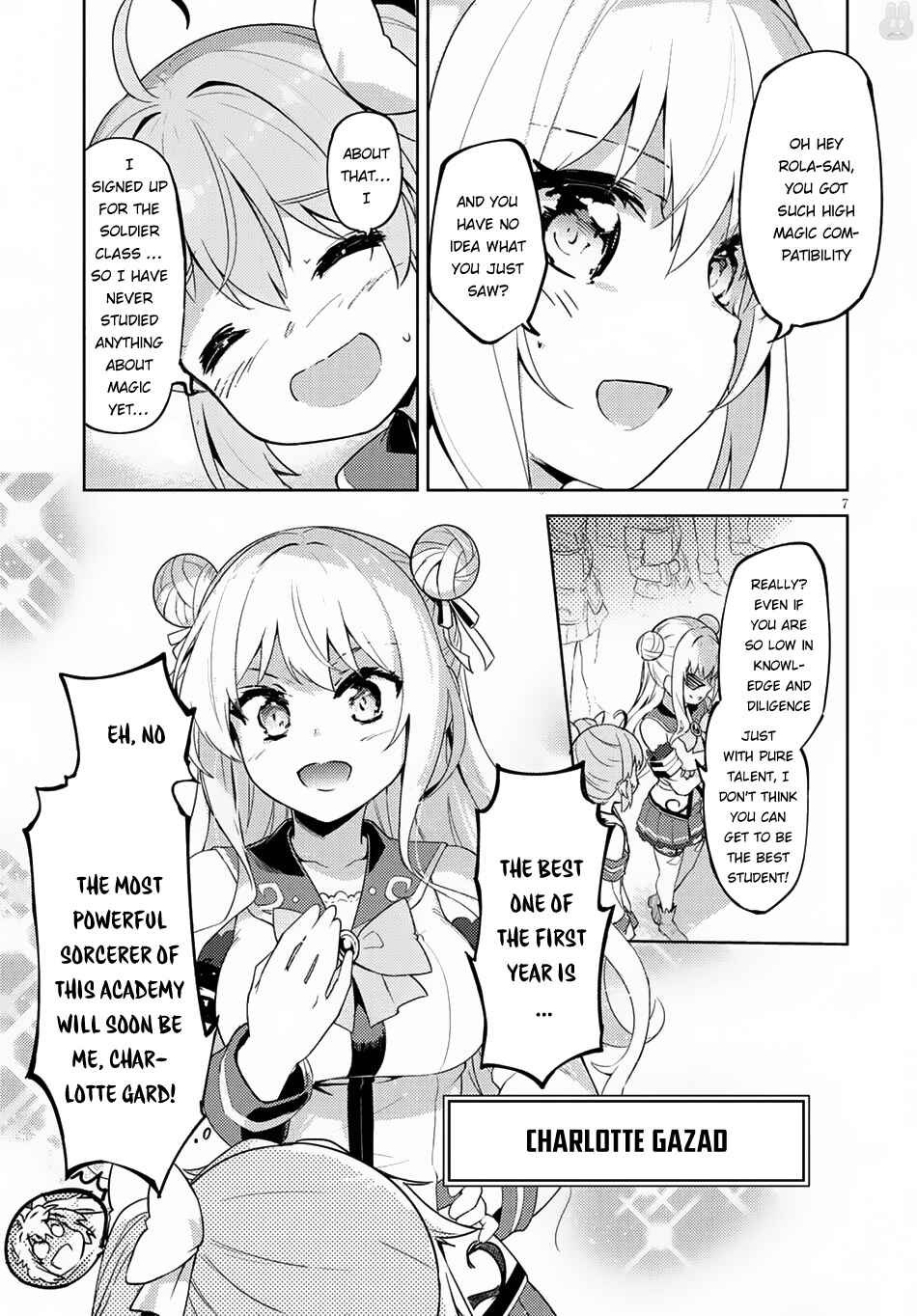 Page 8 Chapter 2 Kenshi wo Mezashite Nyuugaku shita no ni Mahou Tekisei 9999 nan desu kedo!?
