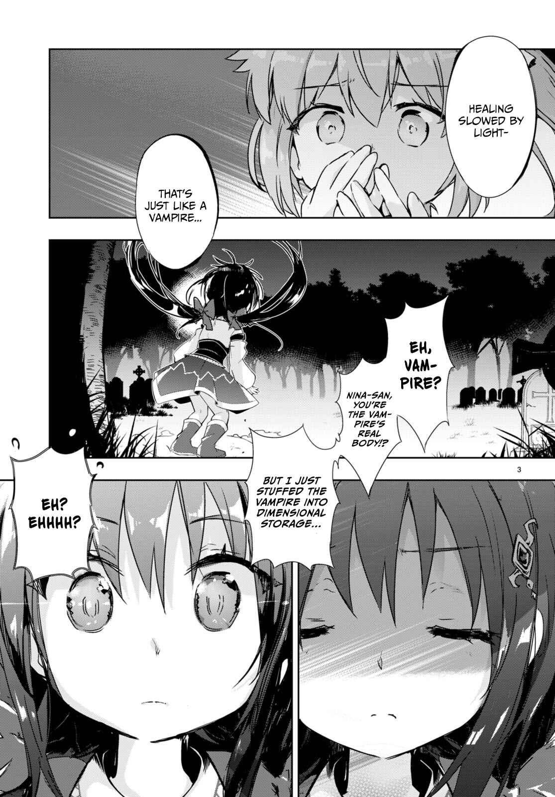 Page 3 Chapter 49 Kenshi wo Mezashite Nyuugaku shita no ni Mahou Tekisei 9999 nan desu kedo!?