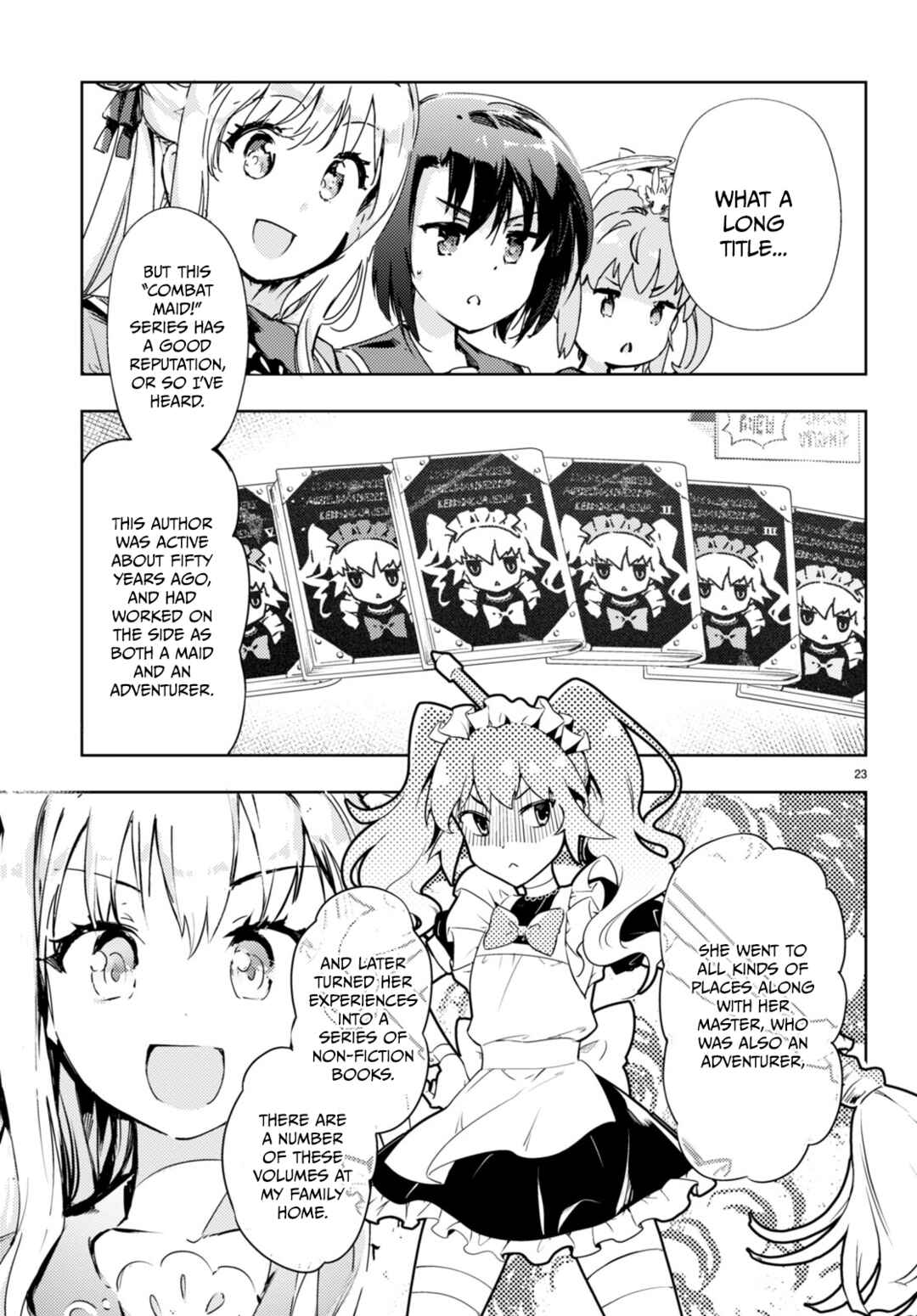 Page 23 Chapter 61 Kenshi wo Mezashite Nyuugaku shita no ni Mahou Tekisei 9999 nan desu kedo!?