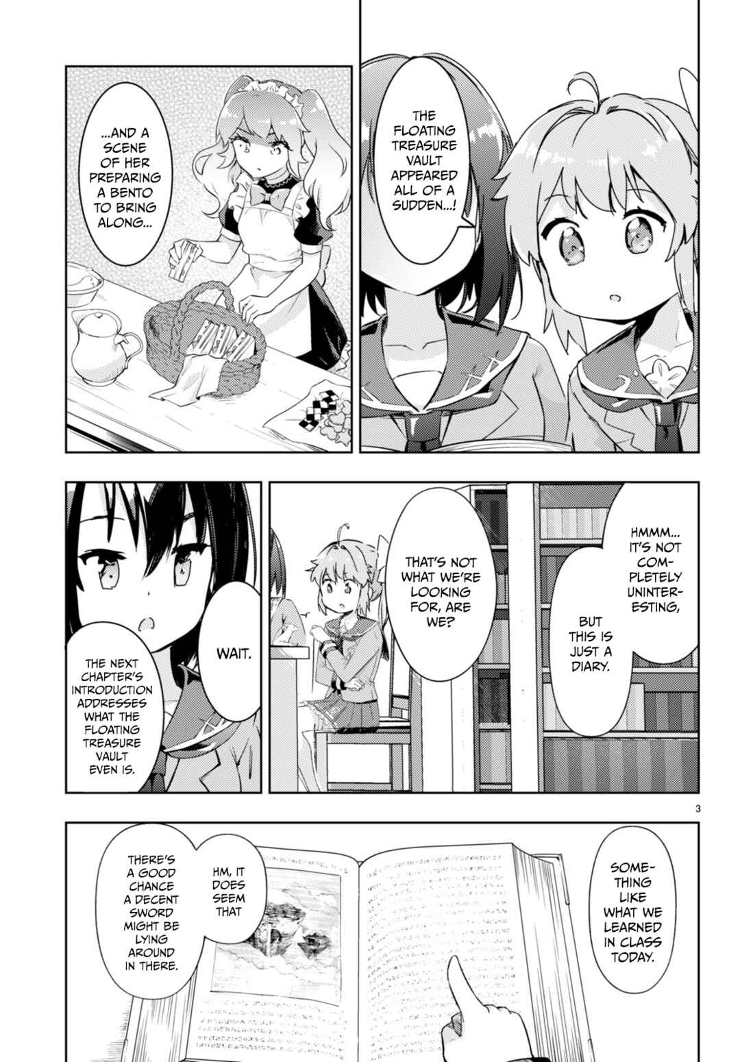 Page 3 Chapter 62 Kenshi wo Mezashite Nyuugaku shita no ni Mahou Tekisei 9999 nan desu kedo!?