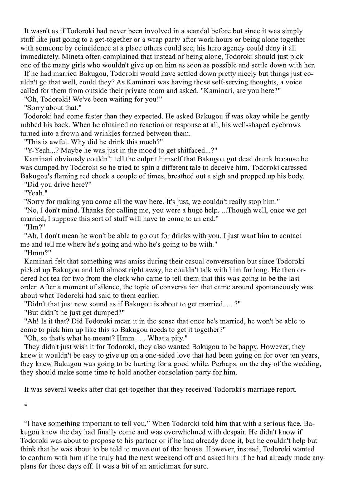 Page 13 Chapter 8 Cheers! - Shouto x Katsuki Marriage Anthology