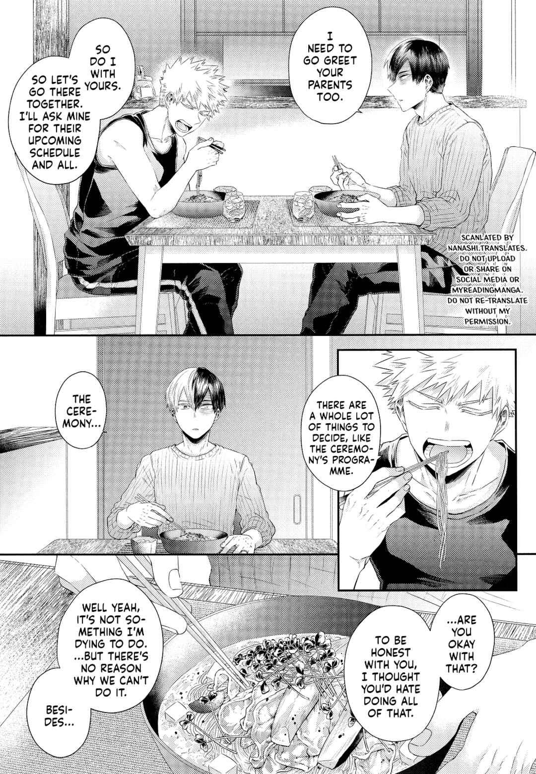 Page 13 Chapter 6 Cheers! - Shouto x Katsuki Marriage Anthology