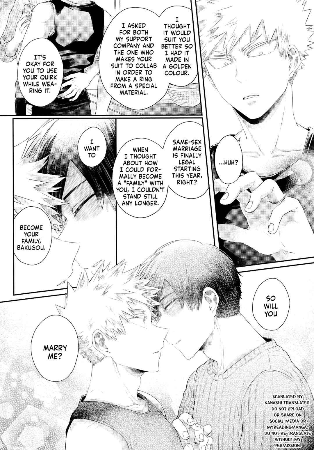 Page 4 Chapter 6 Cheers! - Shouto x Katsuki Marriage Anthology