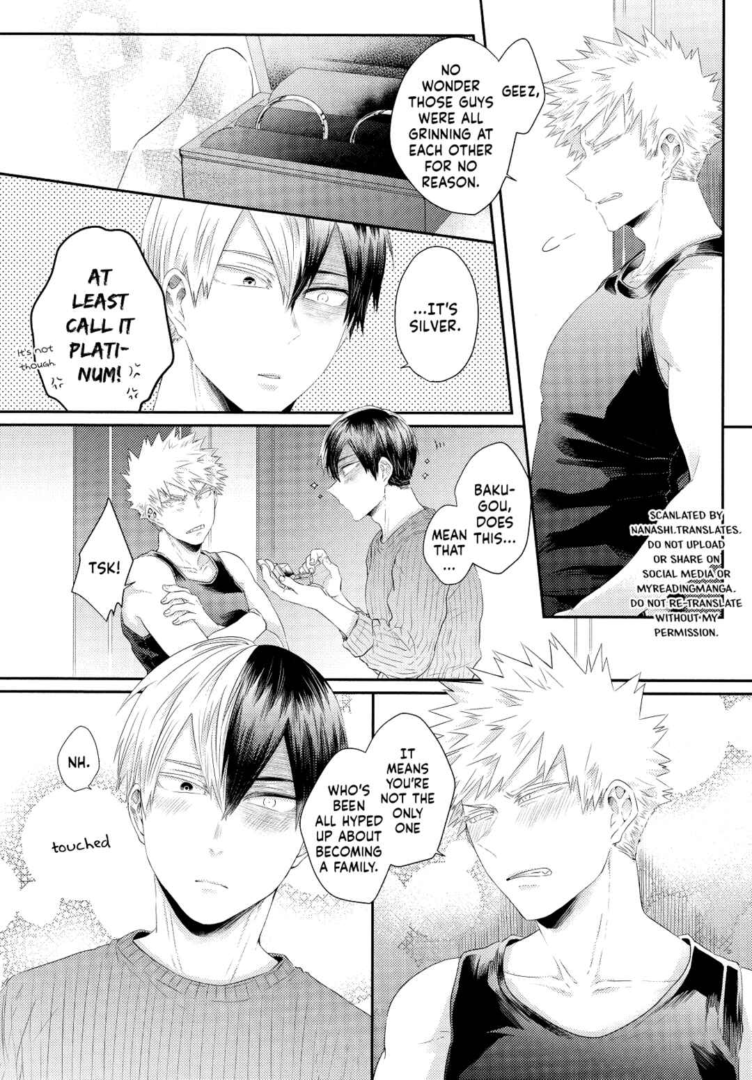 Page 7 Chapter 6 Cheers! - Shouto x Katsuki Marriage Anthology