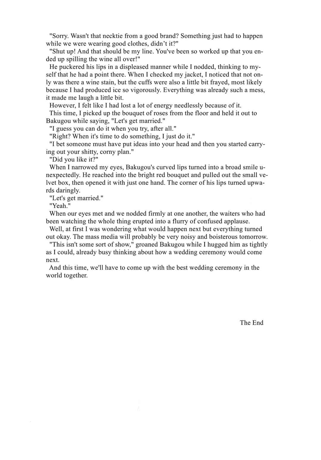 Page 10 Chapter 14 Cheers! - Shouto x Katsuki Marriage Anthology