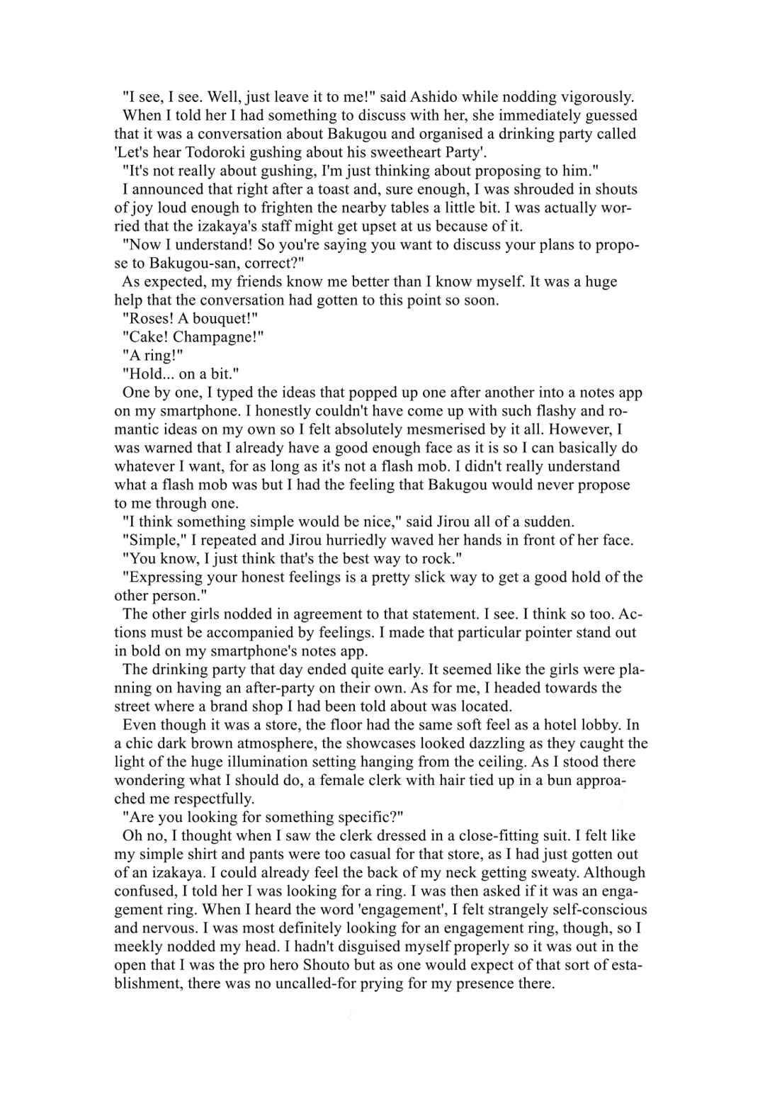 Page 4 Chapter 14 Cheers! - Shouto x Katsuki Marriage Anthology