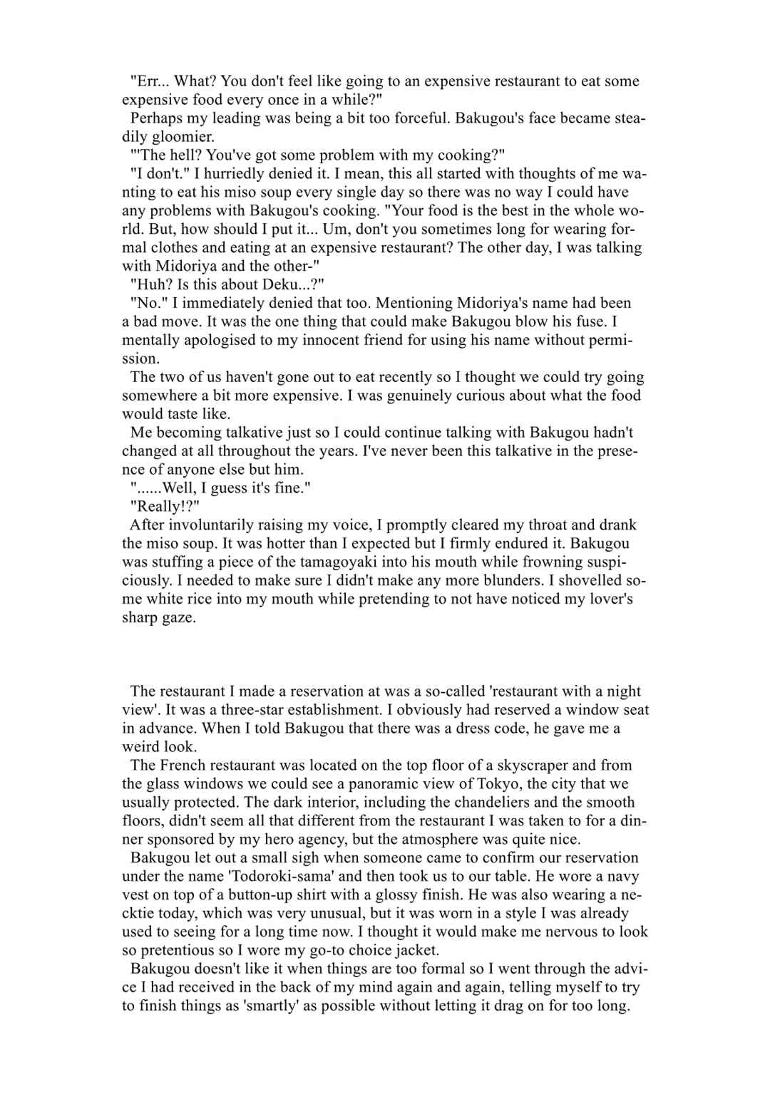 Page 7 Chapter 14 Cheers! - Shouto x Katsuki Marriage Anthology