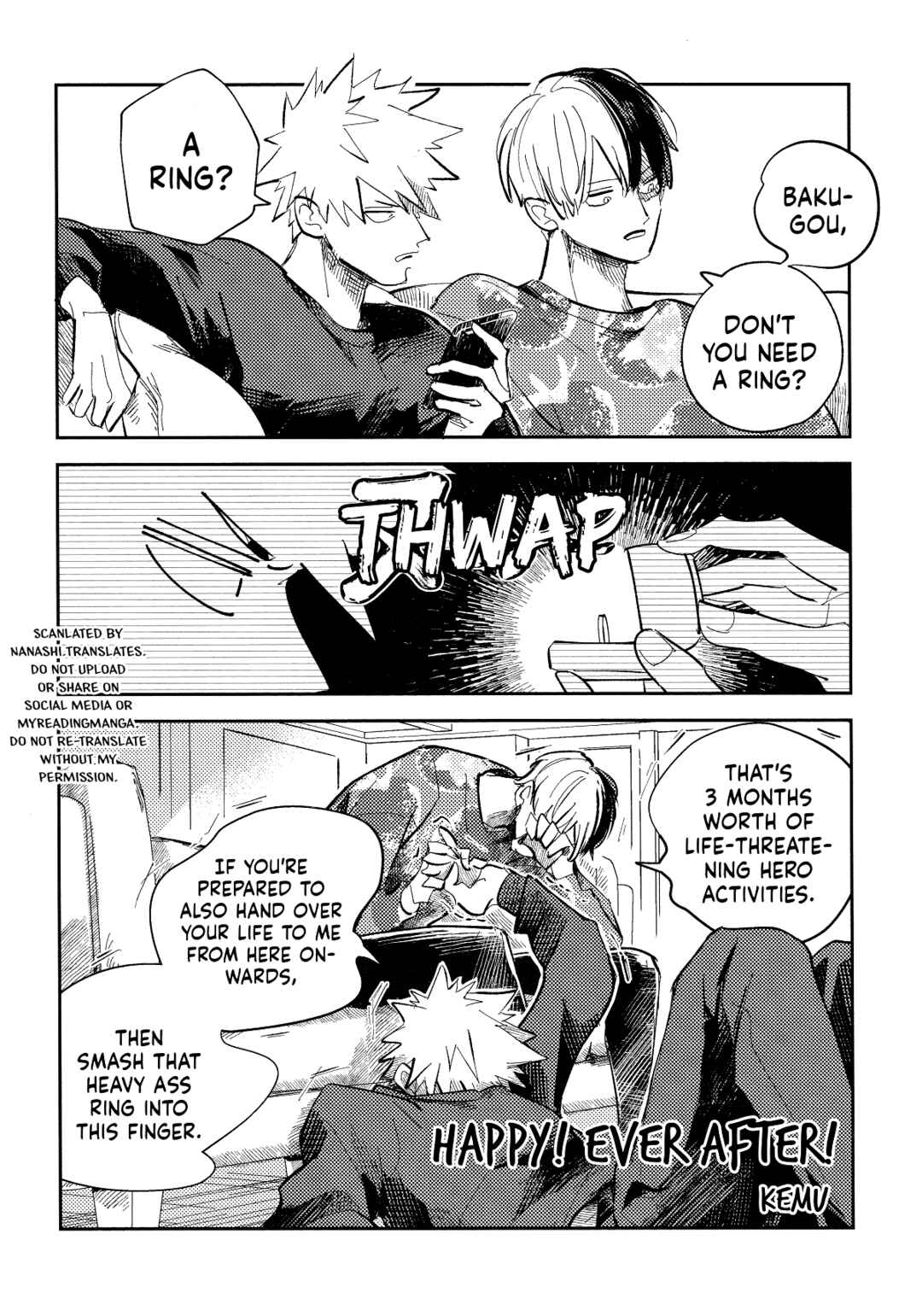 Page 2 Chapter 15 Cheers! - Shouto x Katsuki Marriage Anthology