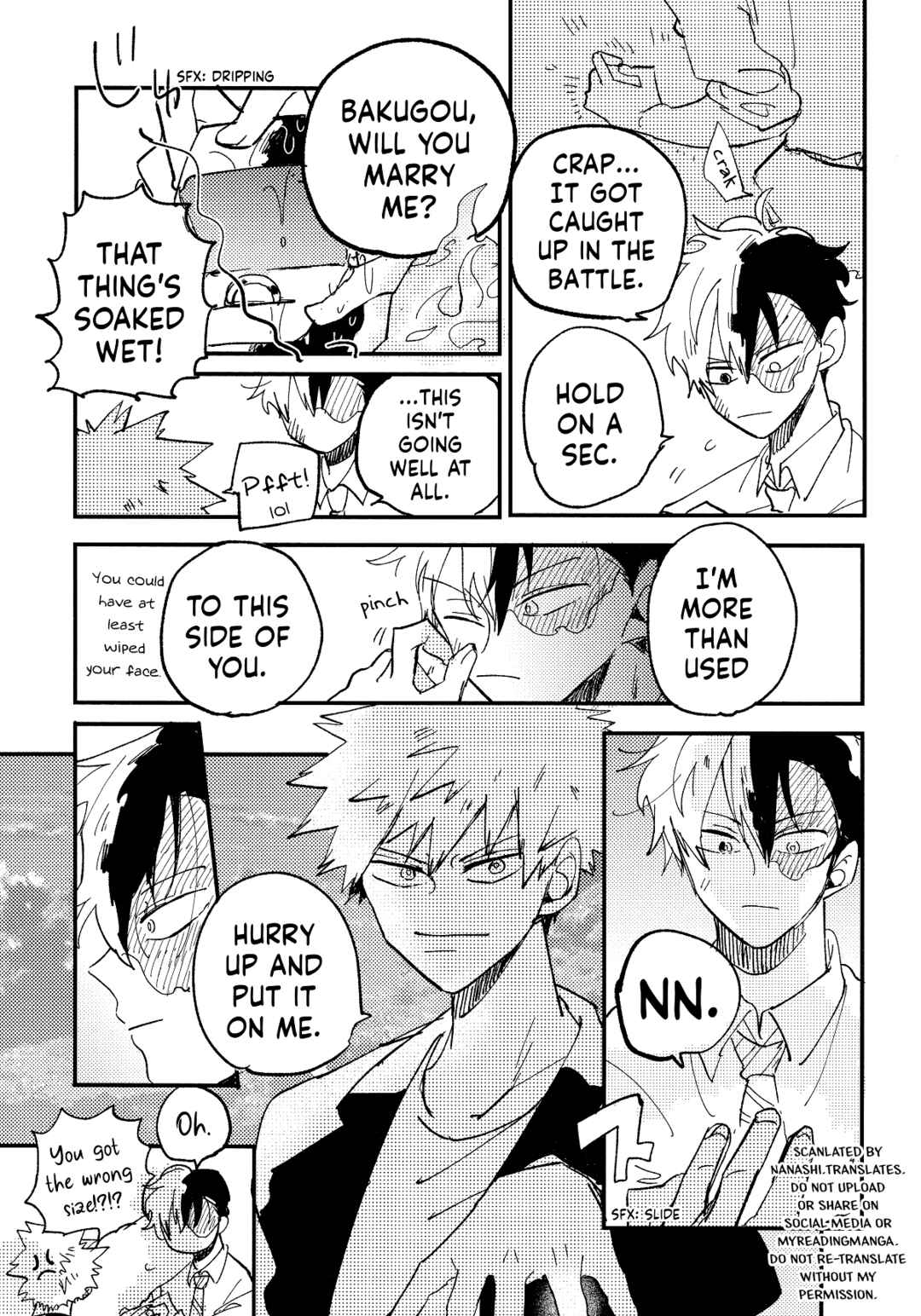 Page 4 Chapter 7 Cheers! - Shouto x Katsuki Marriage Anthology