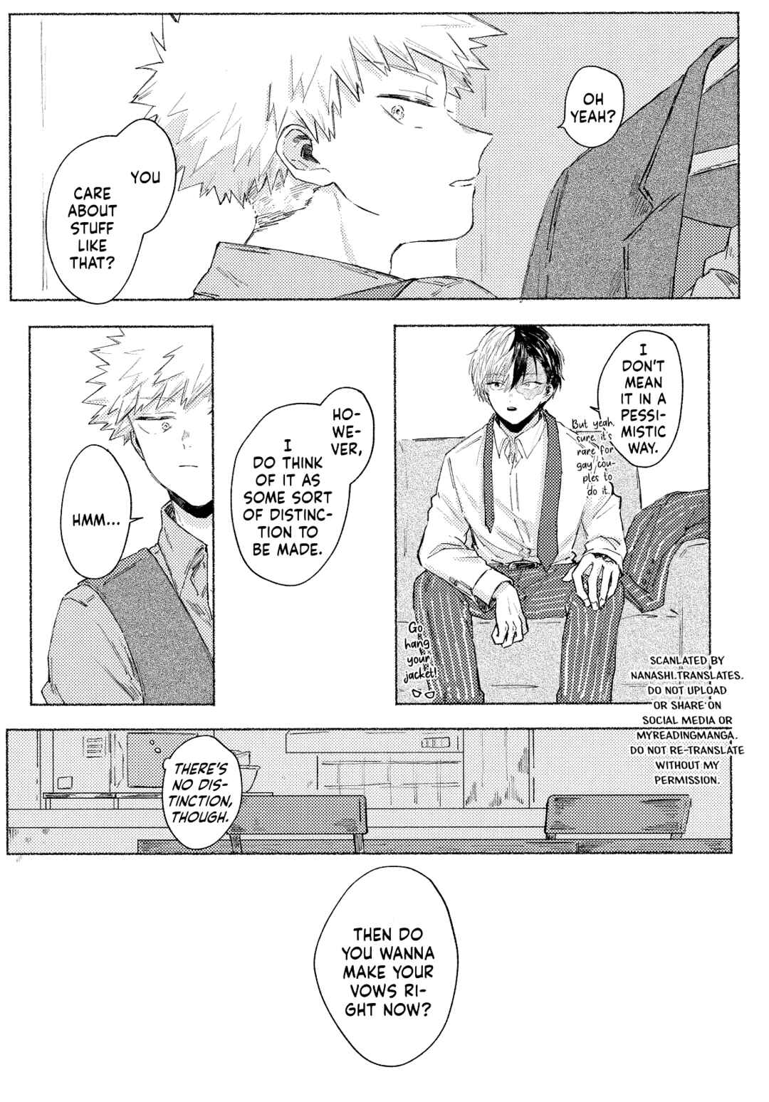 Page 4 Chapter 13 Cheers! - Shouto x Katsuki Marriage Anthology