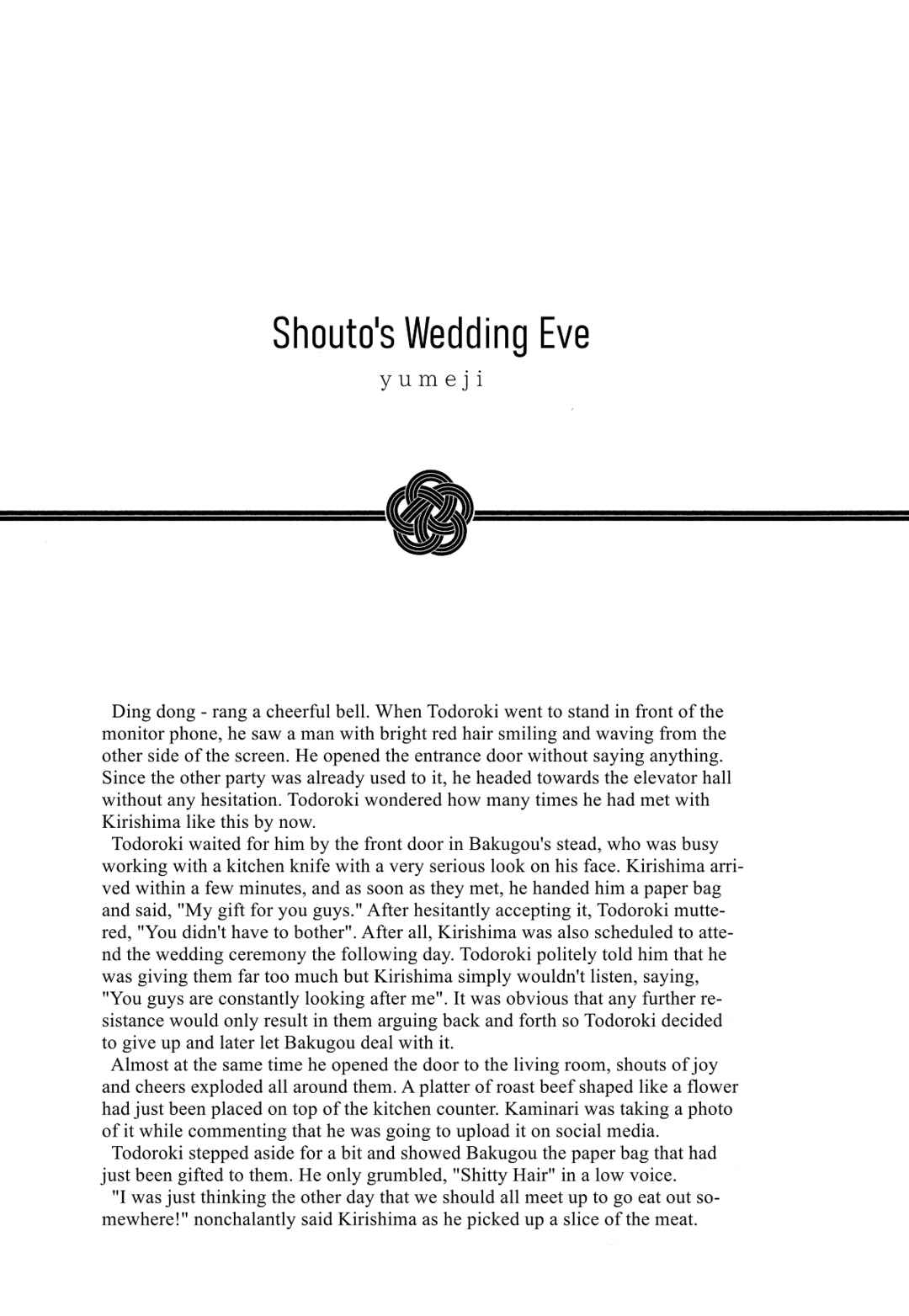 Page 2 Chapter 17 Cheers! - Shouto x Katsuki Marriage Anthology