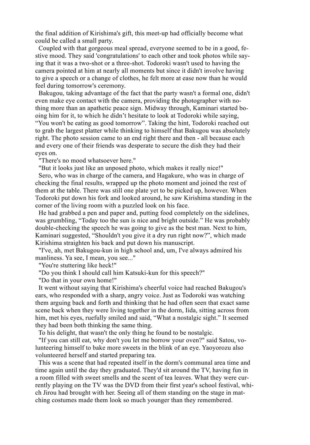 Page 4 Chapter 17 Cheers! - Shouto x Katsuki Marriage Anthology