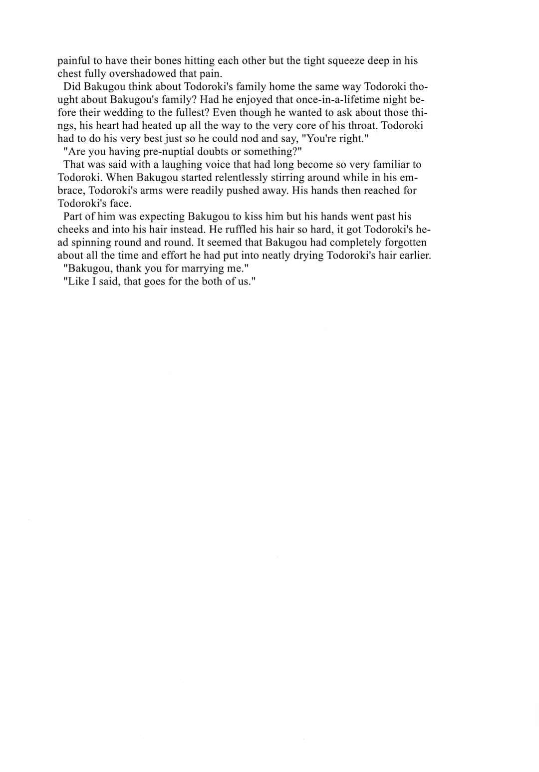 Page 8 Chapter 17 Cheers! - Shouto x Katsuki Marriage Anthology