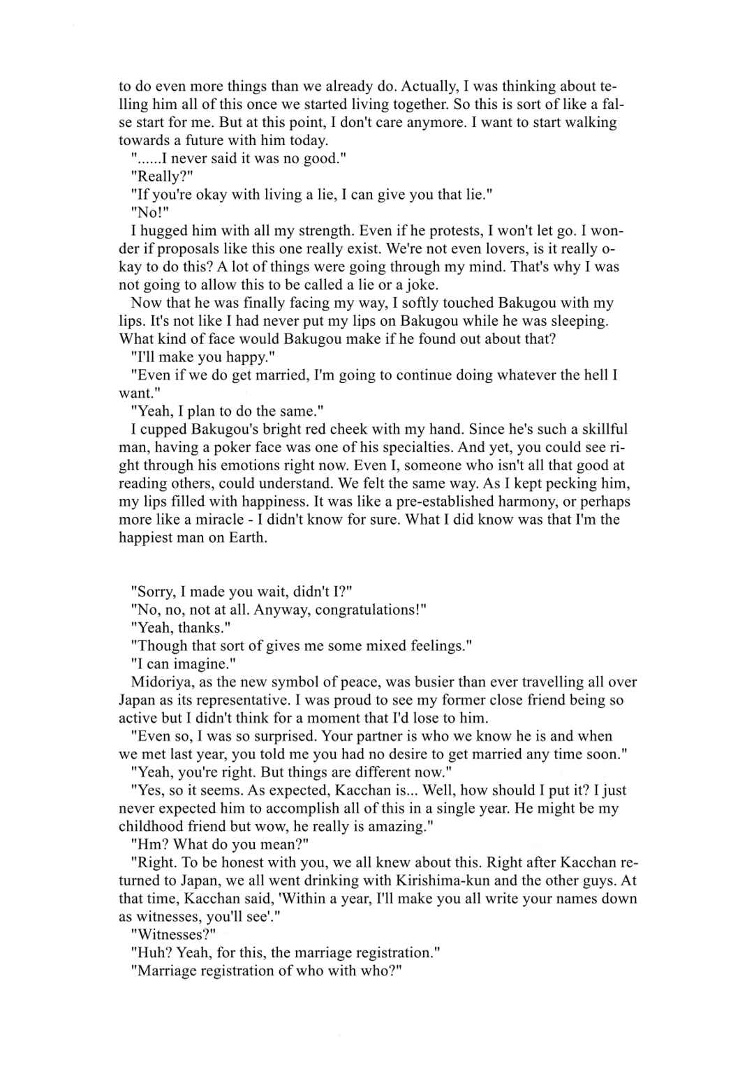 Page 10 Chapter 4 Cheers! - Shouto x Katsuki Marriage Anthology