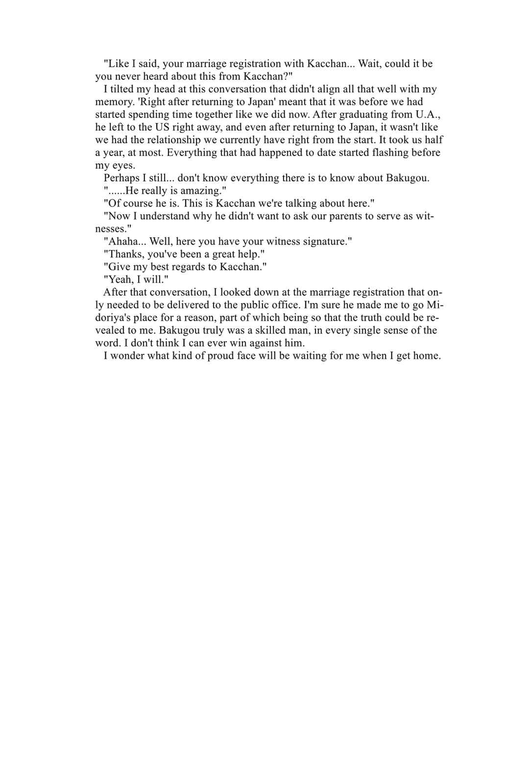 Page 11 Chapter 4 Cheers! - Shouto x Katsuki Marriage Anthology