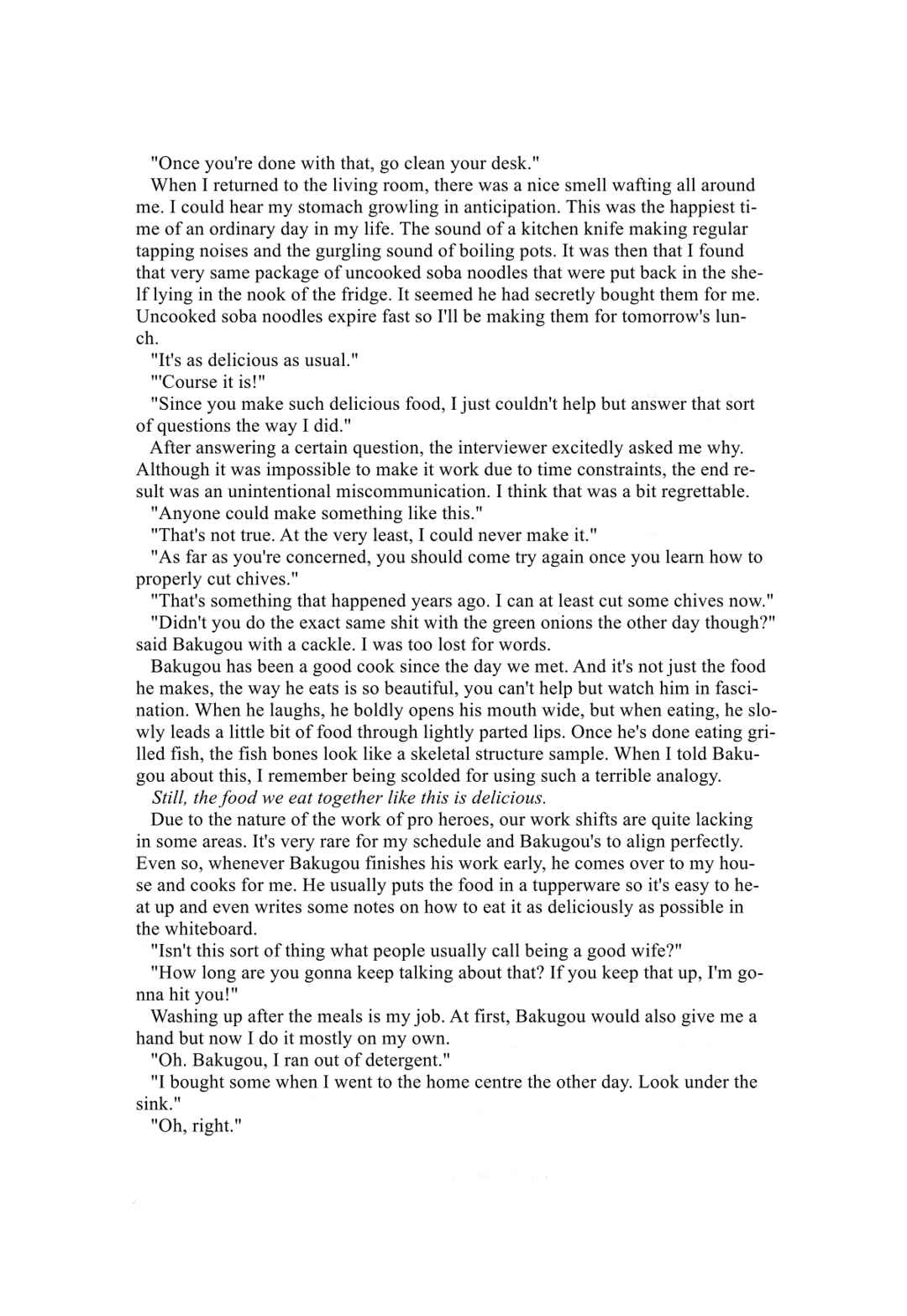 Page 4 Chapter 4 Cheers! - Shouto x Katsuki Marriage Anthology