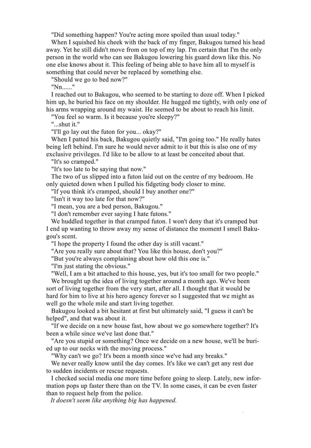 Page 7 Chapter 4 Cheers! - Shouto x Katsuki Marriage Anthology