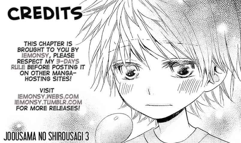 Page 1 Chapter 3 Joousama no Shirousagi