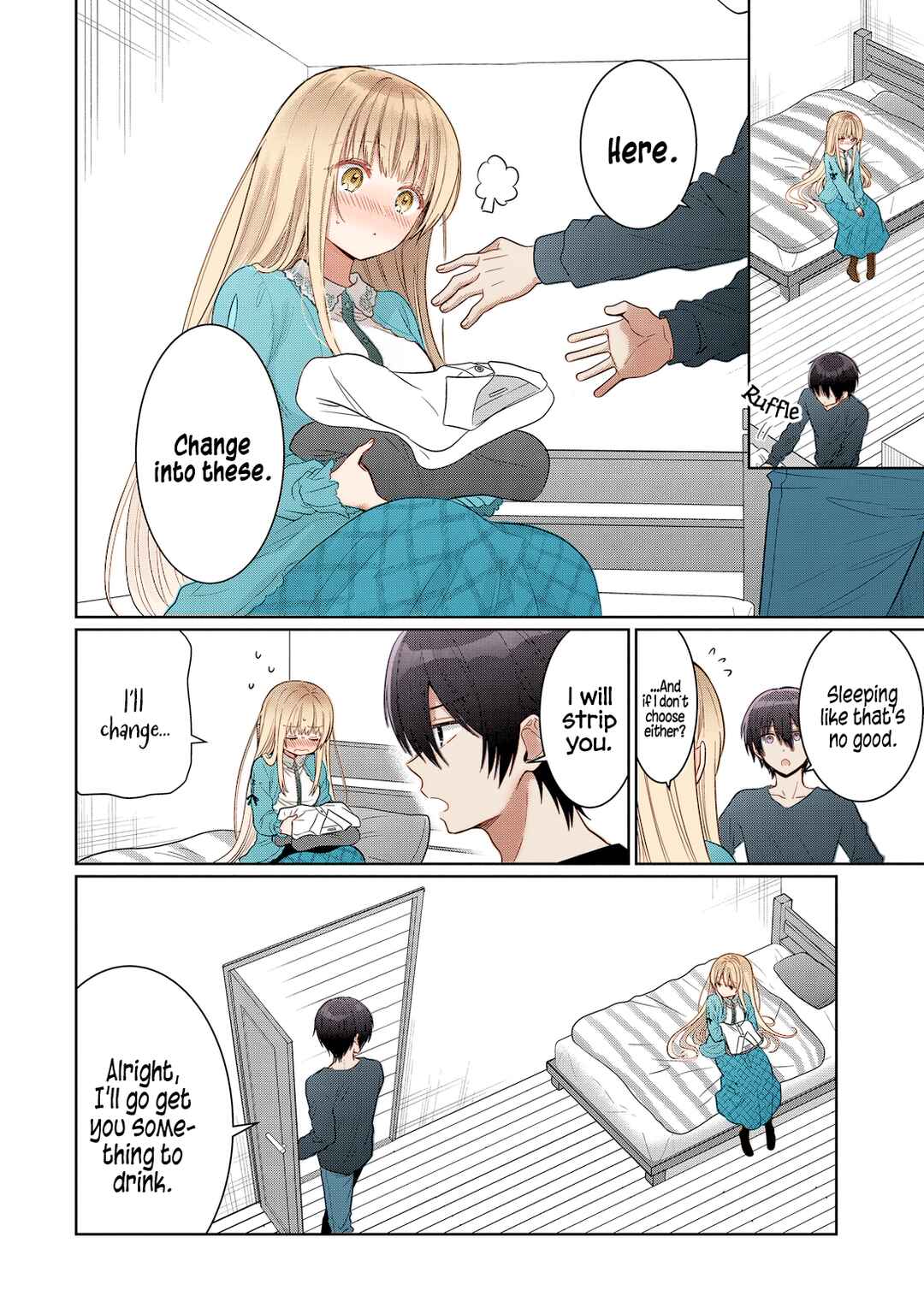Page 8 Chapter 17.1 Otonari no Tenshi-sama ni Itsu no Ma ni ka Dame Ningen ni Sareteita Ken (Fan Colored)