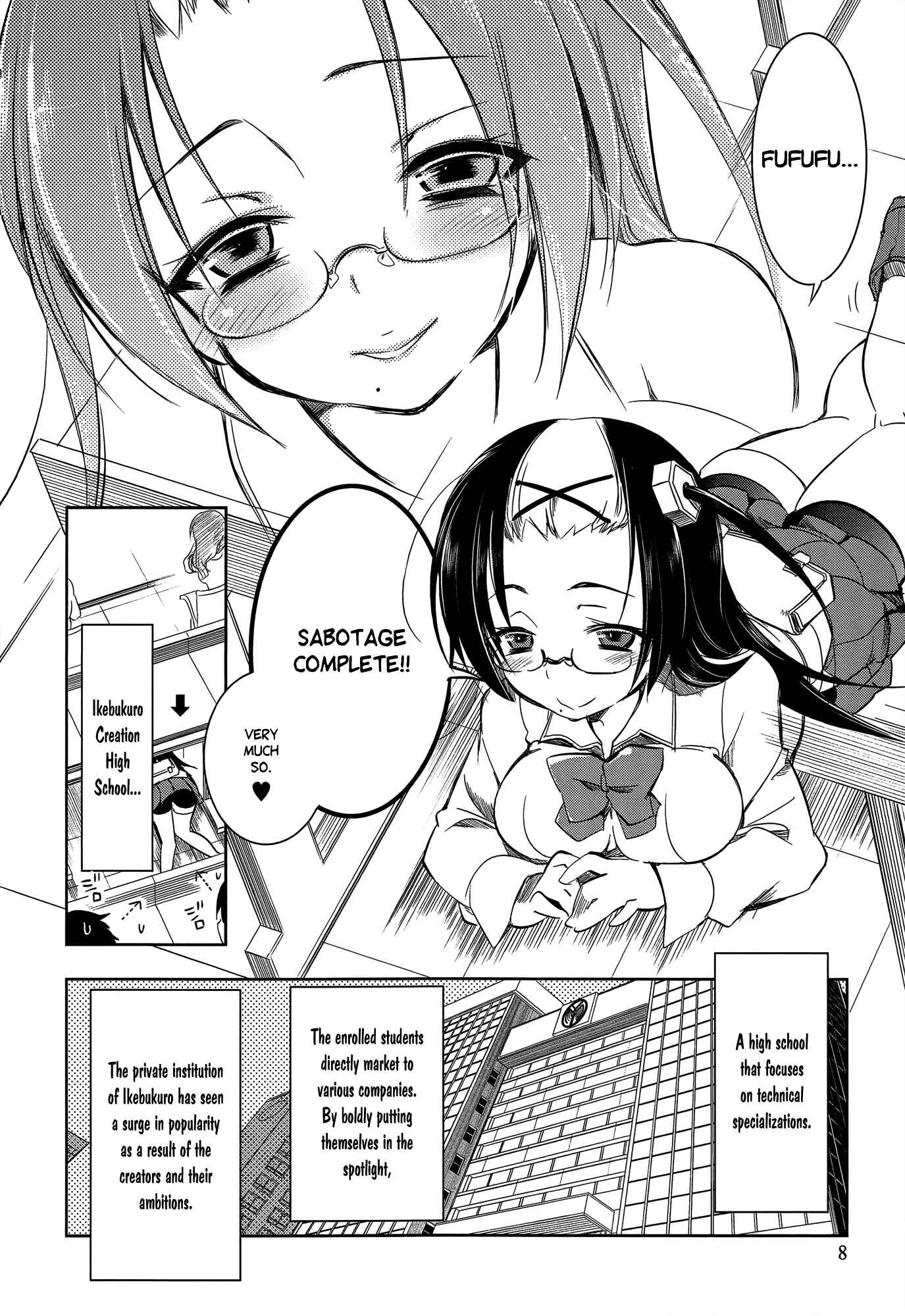 Page 8 Chapter 6 Ikebukuro Hatsu, Zensekai Yuki!