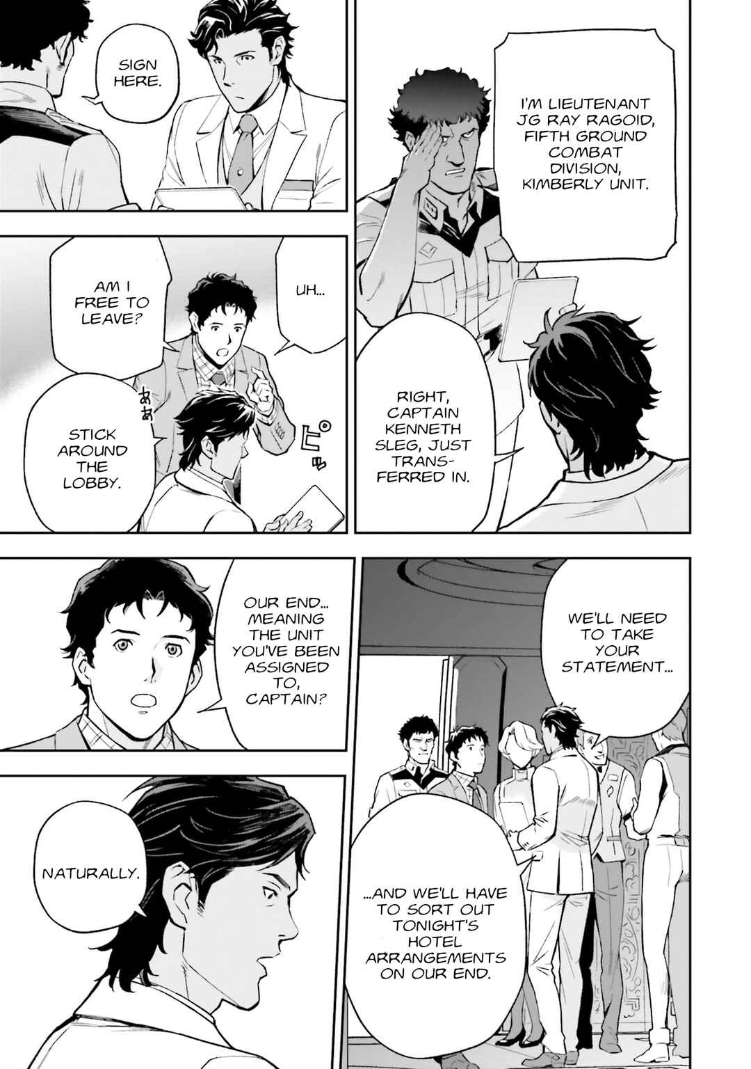 Page 13 Chapter 4 Mobile Suit Gundam: Hathaways Flash
