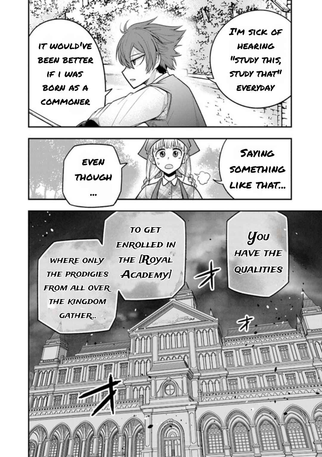 Page 10 Chapter 1.1 Ken to Mahou to Gakureki Shakai ~Zense wa Gariben Datta Ore ga, Konse wa Kazemakase de Jiyuu ni Ikitai~