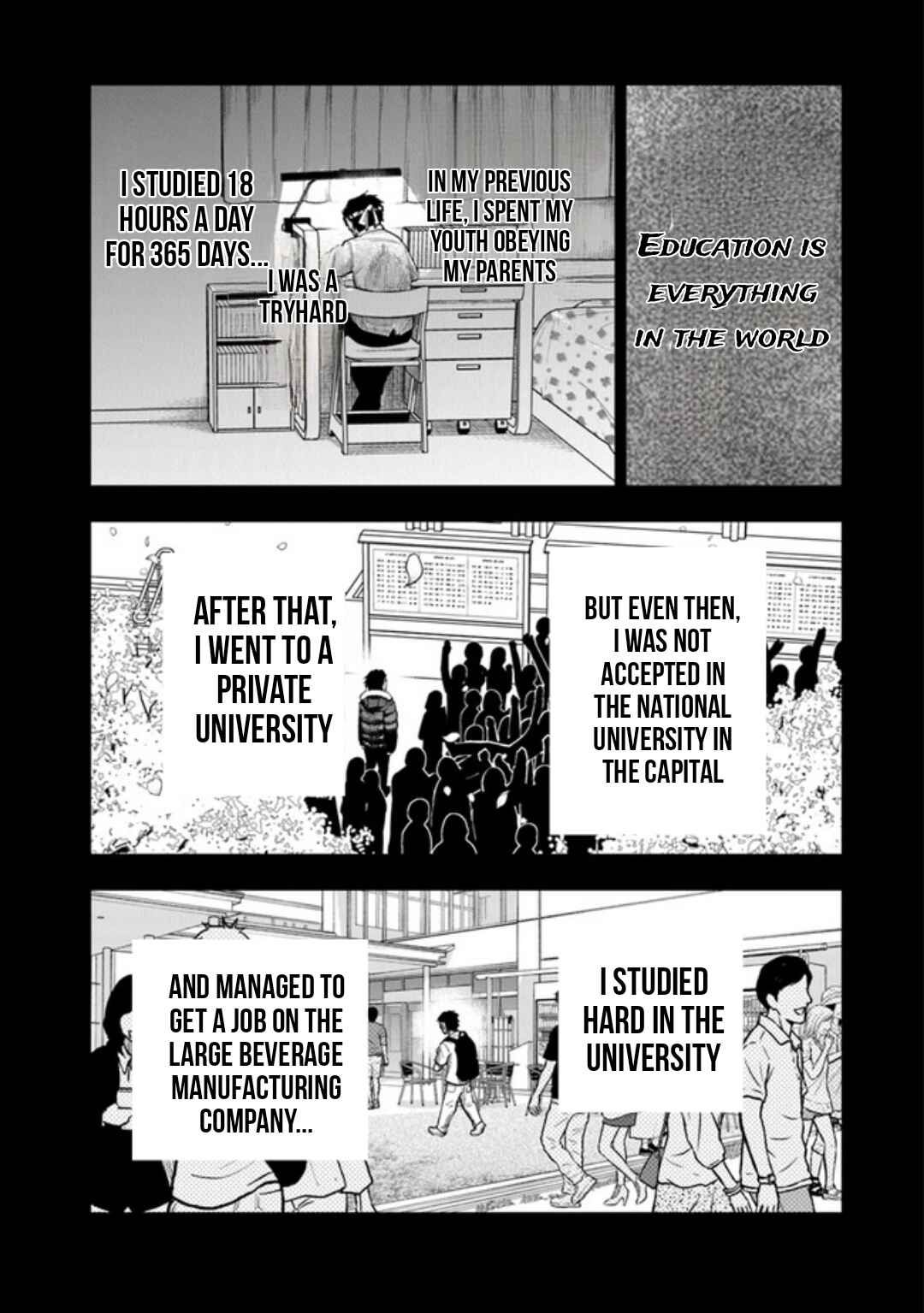 Page 1 Chapter 1.2 Ken to Mahou to Gakureki Shakai ~Zense wa Gariben Datta Ore ga, Konse wa Kazemakase de Jiyuu ni Ikitai~