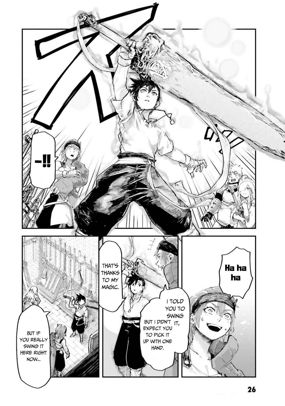 Page 28 Chapter 6 Noroma Mahou to Yobareta Mahoutsukai wa Juuryoku Mahou de Musou suru ~Mada Juuryoku no Gainen no nai Sekai nite, Shounen wa Banyuuinryoku no Ou to naru~