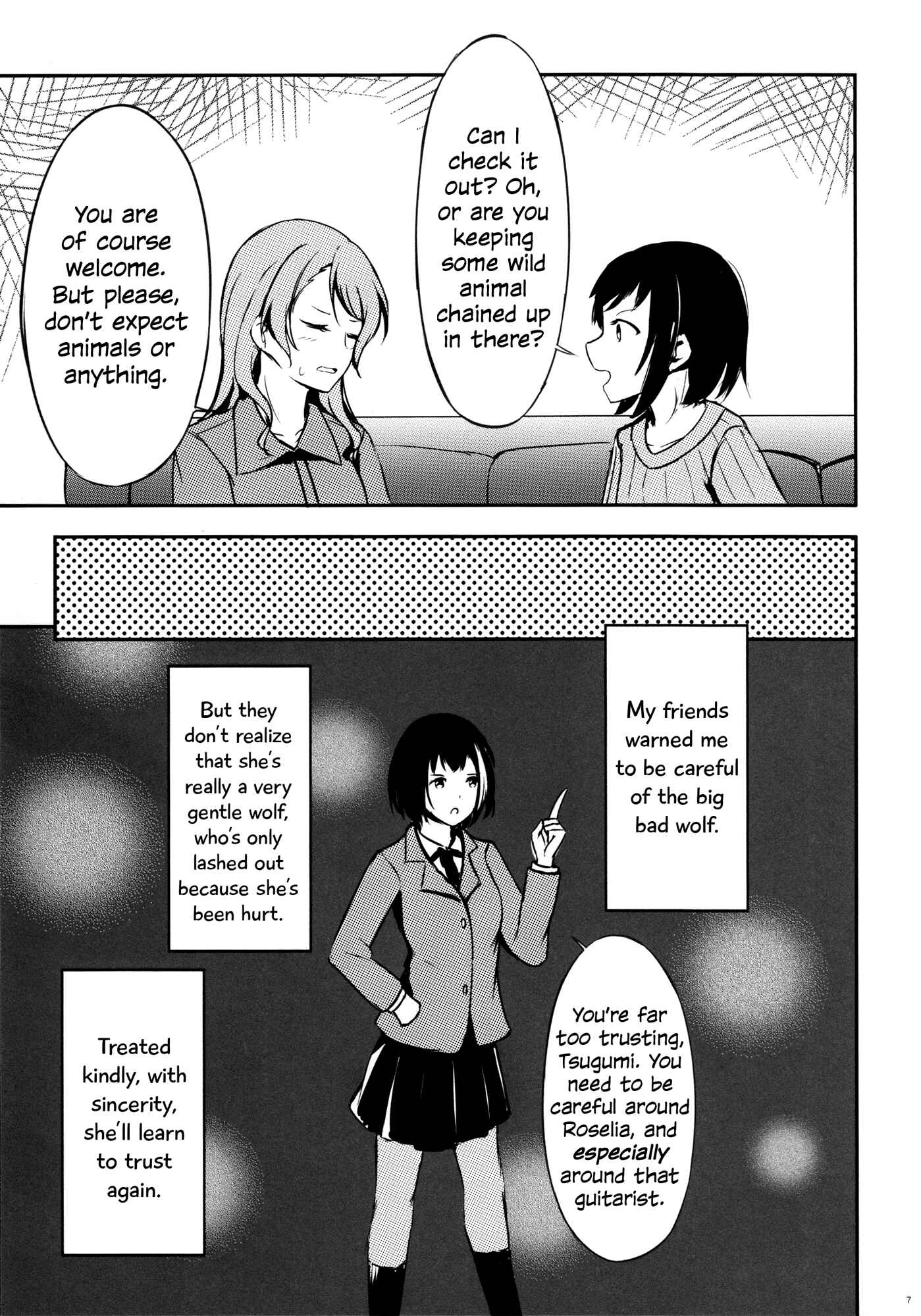 Page 9 Chapter Unknown_91d0 BanG Dream! - How to Care for Your Wolf (Doujinshi)