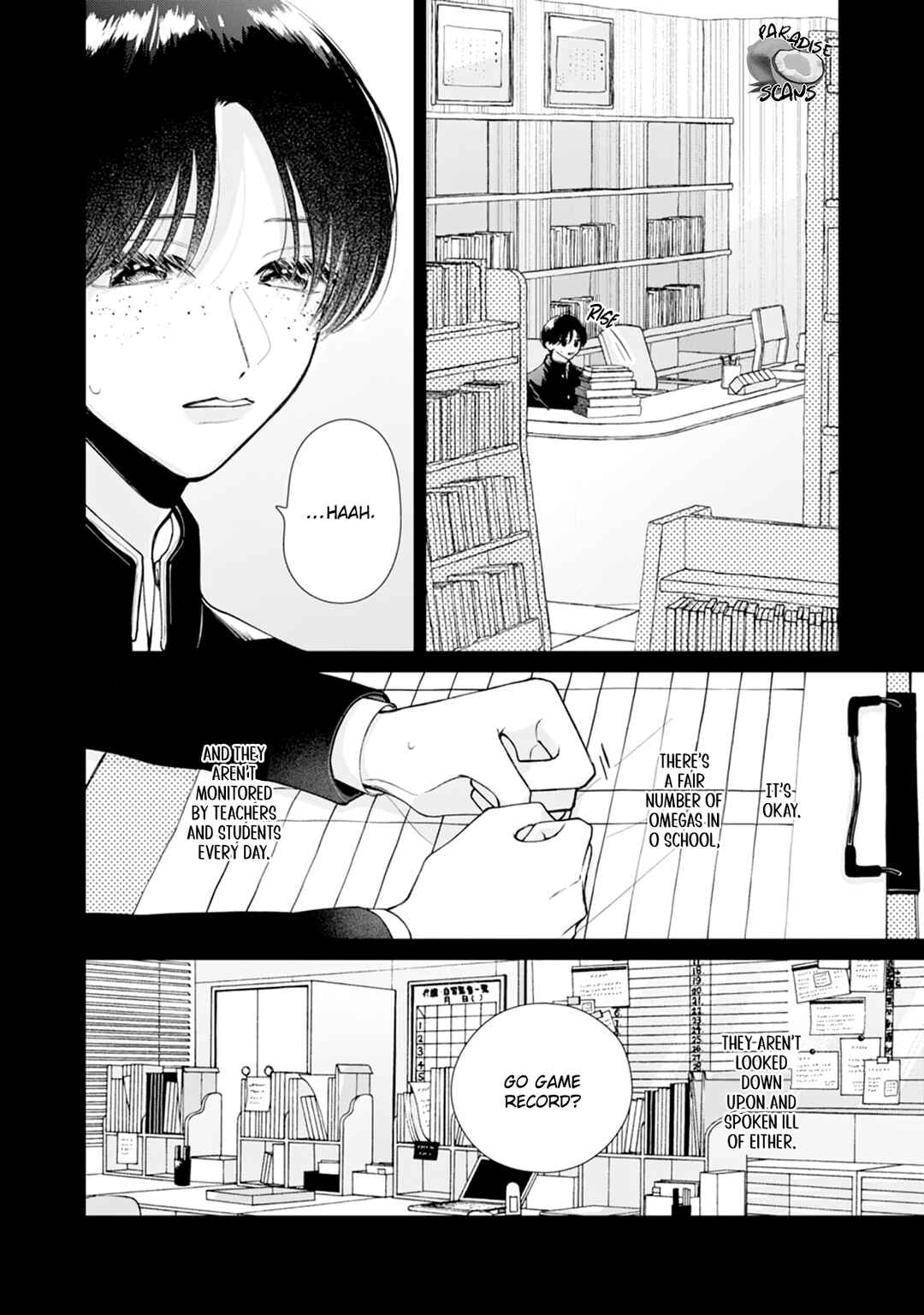 Page 9 Chapter 3 Veil Blue to Kuchinashi no Hanataba