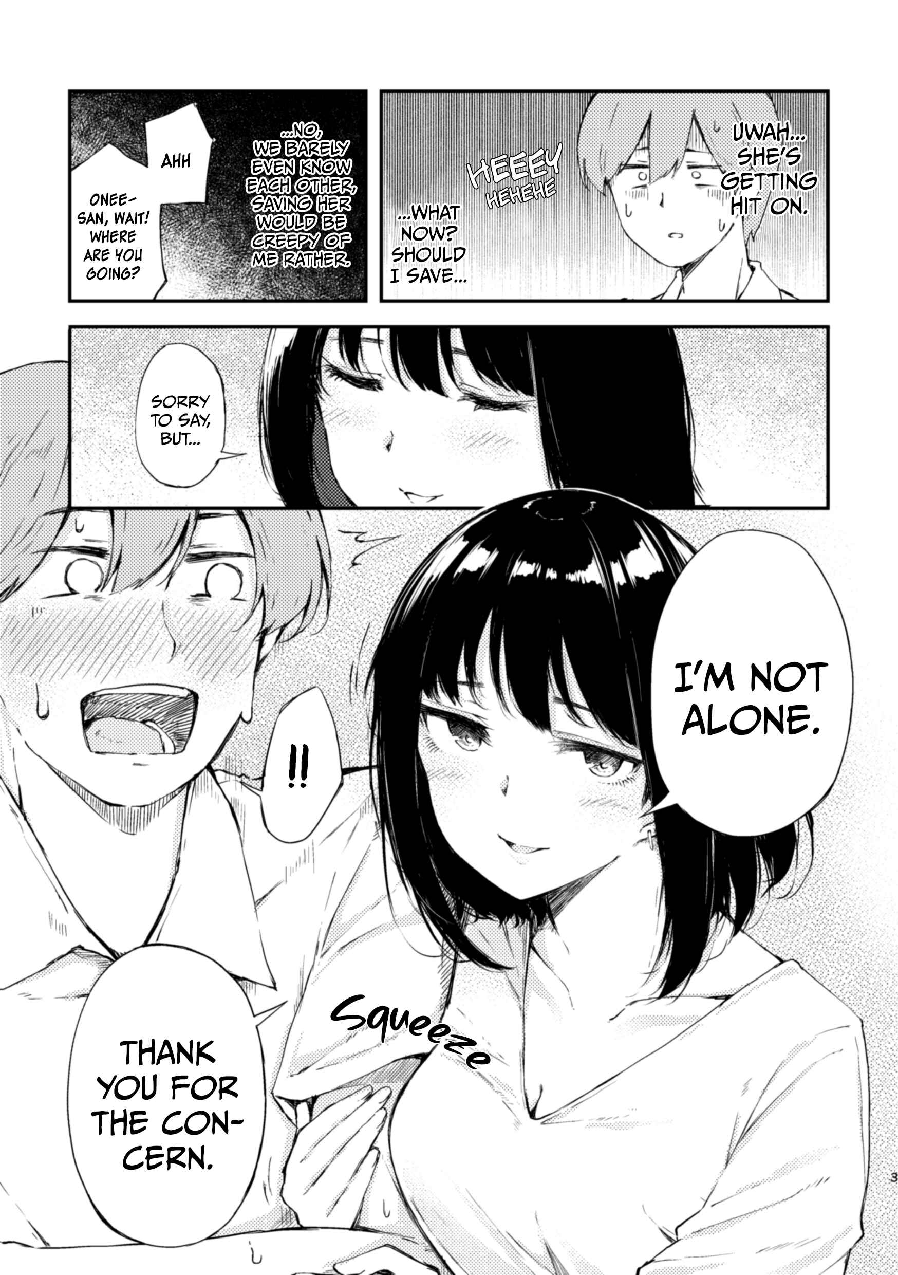 Page 3 Chapter 3 A Story About Getting Tangled up With a Drunk Onee-san in a Saizeriya