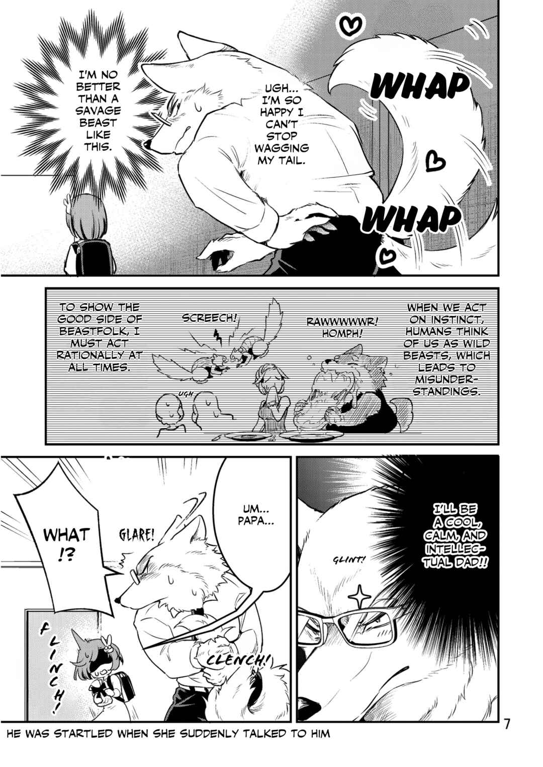 Page 6 Chapter Unknown_7cef Ookami Papa to Musume-chan