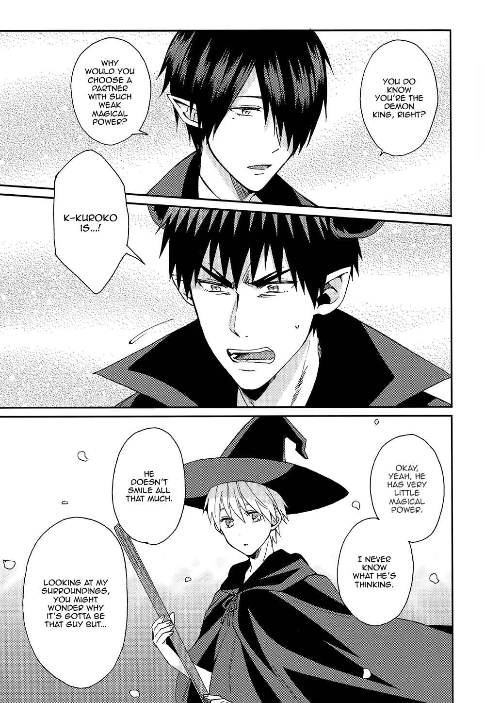 Page 10 Chapter Unknown_214e Kuroko no Basuke - Maou-sama wa Mahoutsukai ni Goshuushin! (Doujinshi)