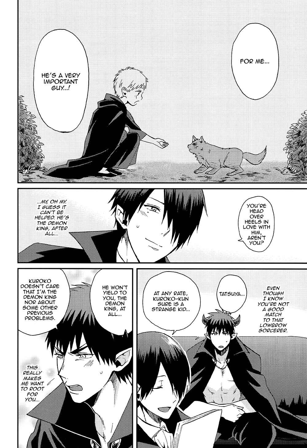 Page 11 Chapter Unknown_214e Kuroko no Basuke - Maou-sama wa Mahoutsukai ni Goshuushin! (Doujinshi)