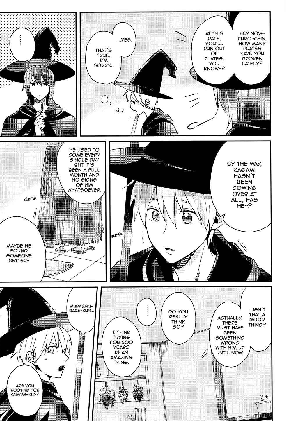 Page 18 Chapter Unknown_214e Kuroko no Basuke - Maou-sama wa Mahoutsukai ni Goshuushin! (Doujinshi)