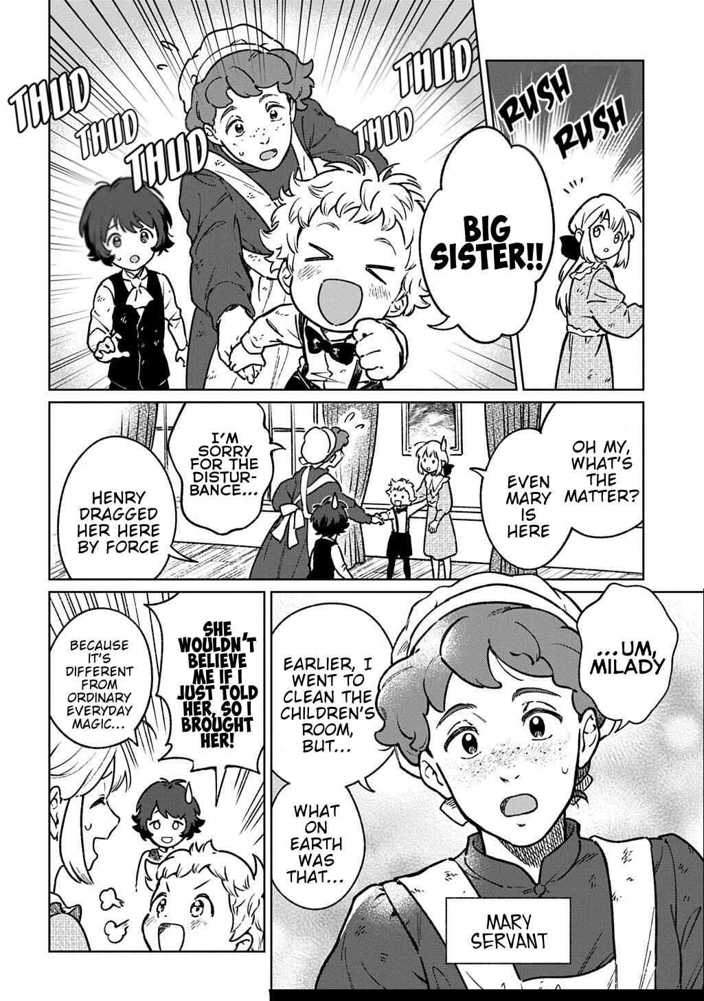 Page 4 Chapter 2 Isekai ni Kita kedo, Seikatsu Mahou shika Tsukaemasen THE COMIC