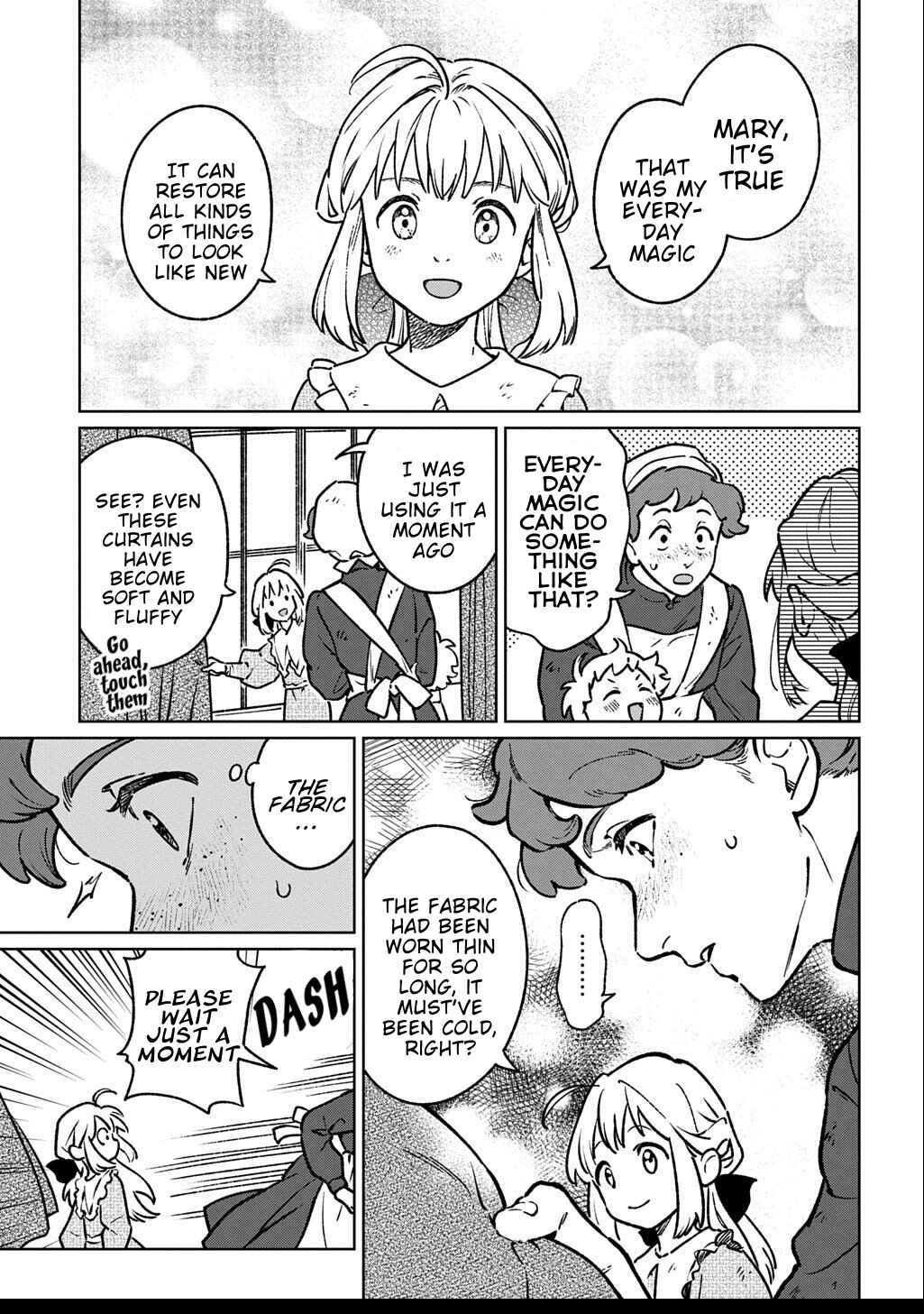 Page 5 Chapter 2 Isekai ni Kita kedo, Seikatsu Mahou shika Tsukaemasen THE COMIC