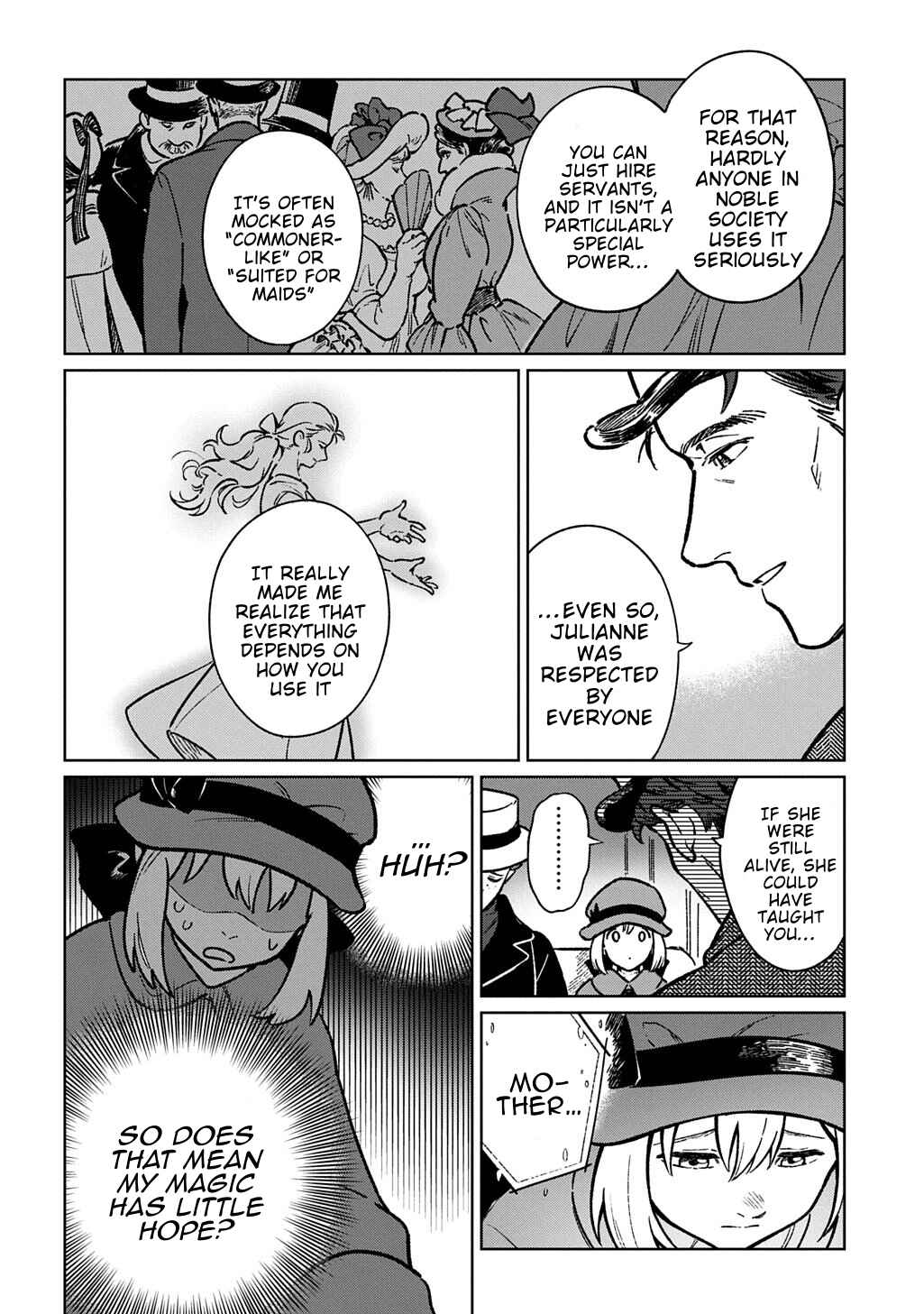 Page 21 Chapter 1 Isekai ni Kita kedo, Seikatsu Mahou shika Tsukaemasen THE COMIC